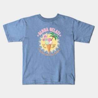 ALOHA GELATTI - The Very Best of Two Worlds (Vintage Style Ice Cream print) Kids T-Shirt